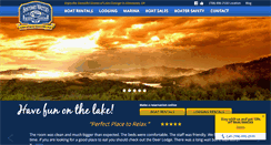 Desktop Screenshot of boundarywatersresort.com